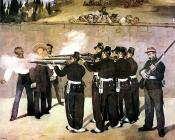 爱德华 马奈 : Execution of Emperor Maximilian of Mexico